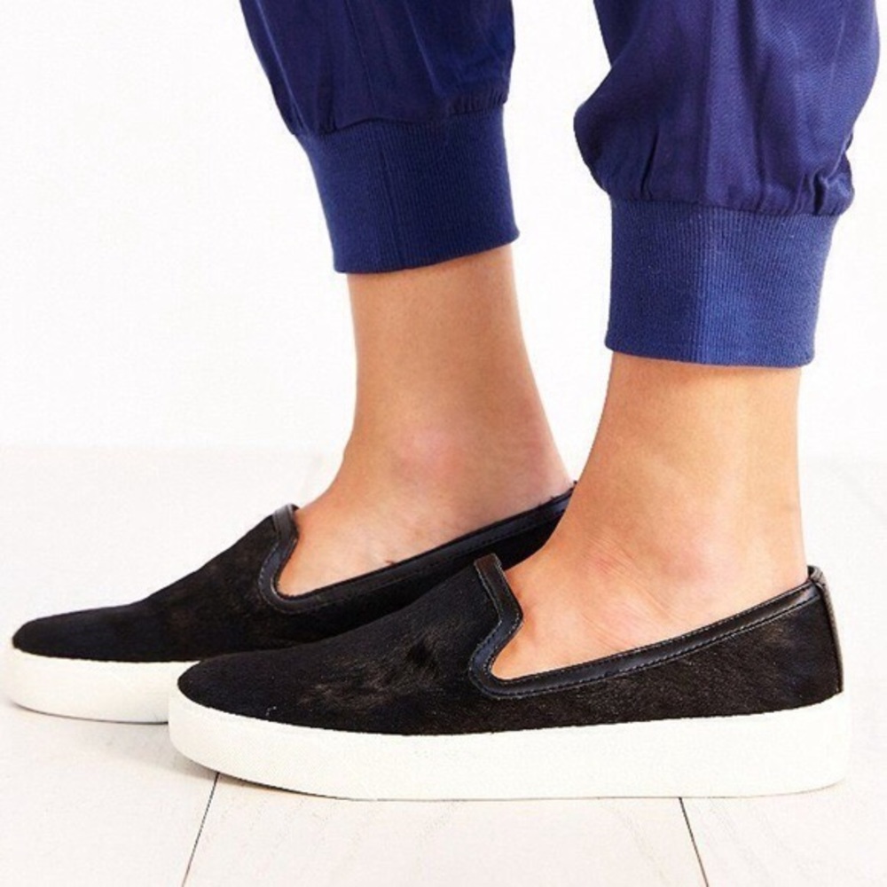 sam edelman calf hair slip ons